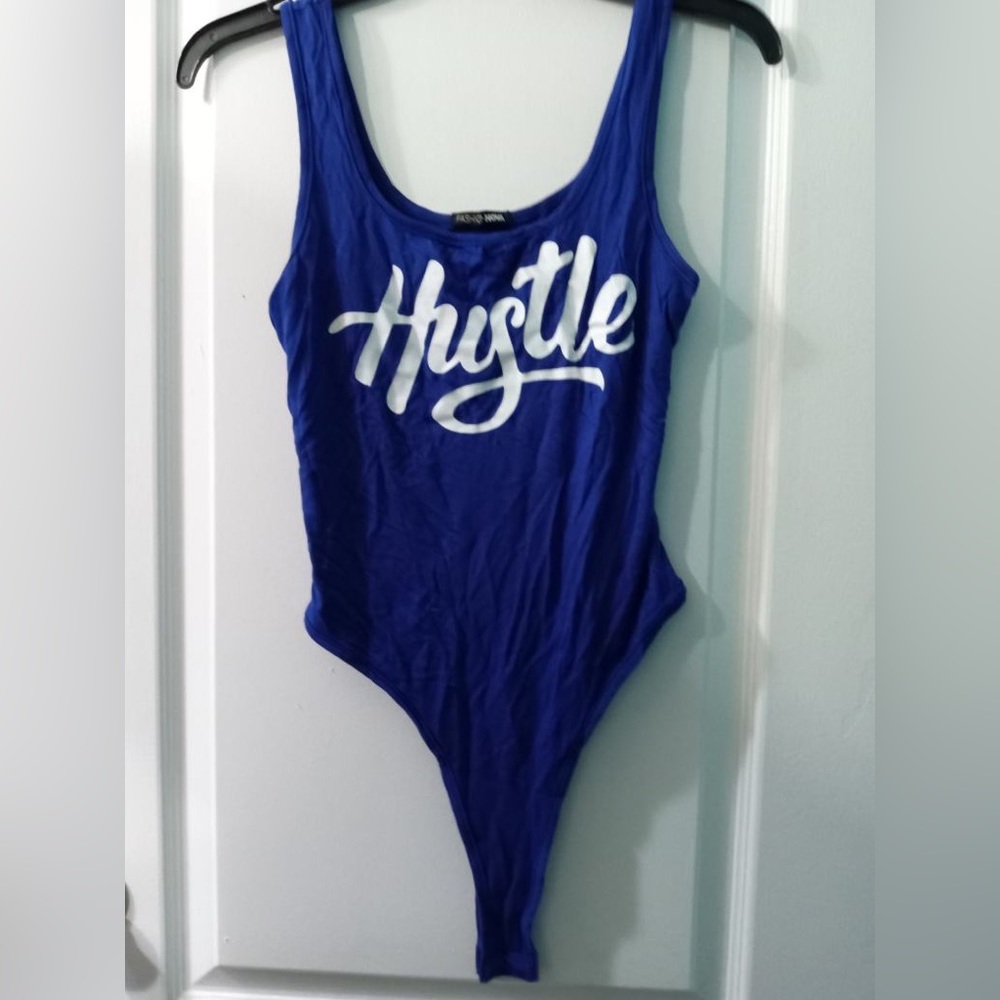 Cute blue tank top jumpsuit